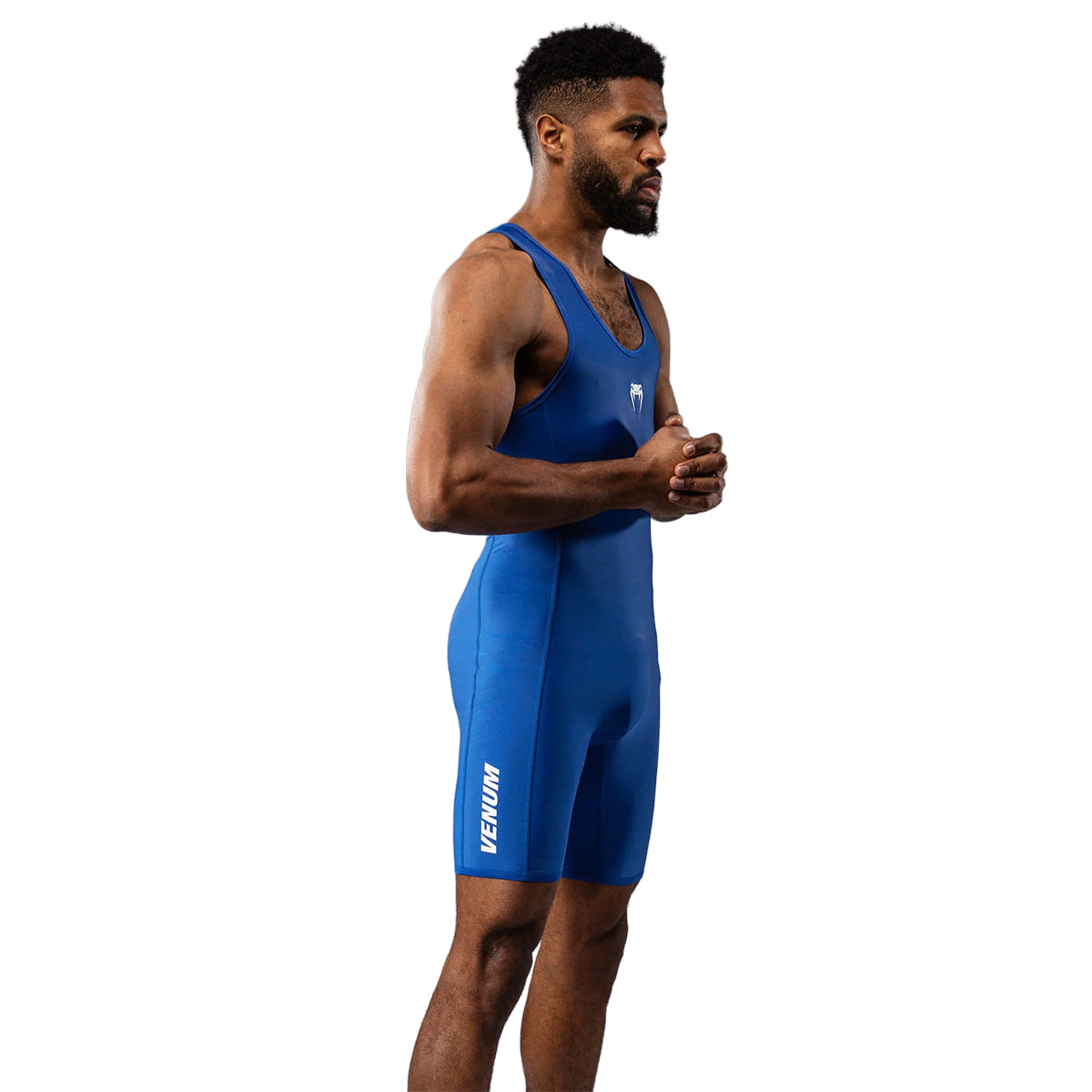 Venum Challenger Men's Wrestling Singlet - Blue