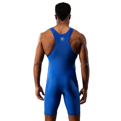 Venum Challenger Men's Wrestling Singlet - Blue