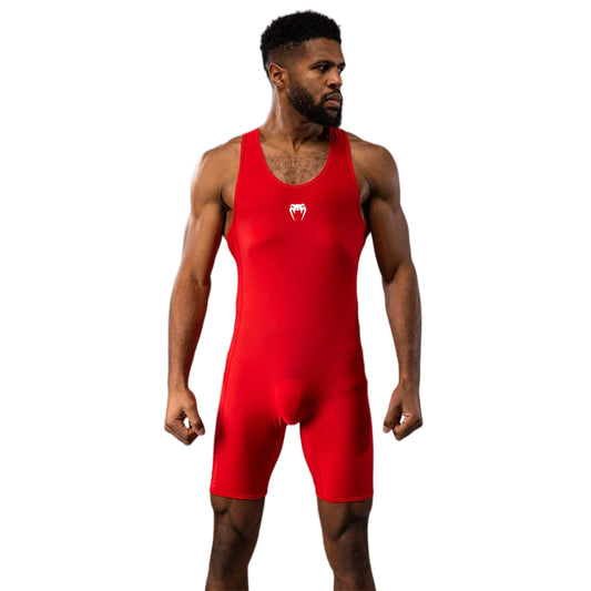 Venum Challenger Men's Wrestling Singlet - Red