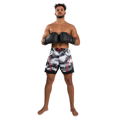 Venum Electron 3.0 MMA Fight Shorts - Camo Grey