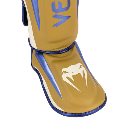 Venum Muay Thai Stand Up Elite Shin Guards - Camel - Clearance