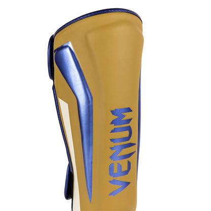 Venum Muay Thai Stand Up Elite Shin Guards - Camel