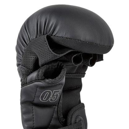 Venum MMA Impact Evo 7oz Sparring Gloves - Black/Black