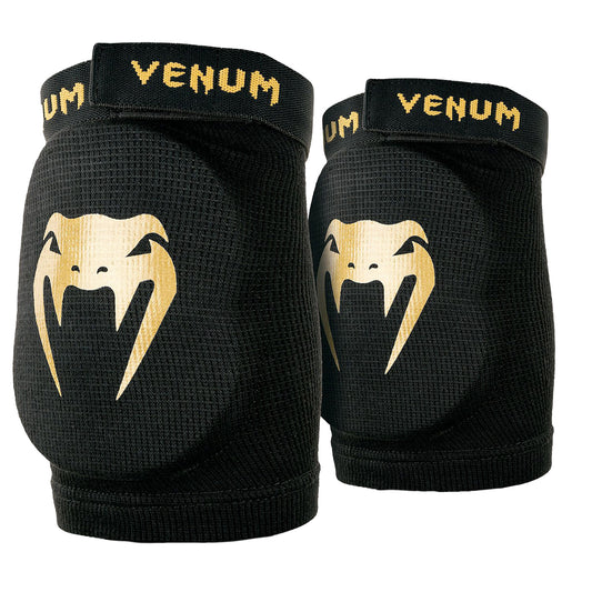 Venum MMA Kontact Elbow Pads - Black/Gold
