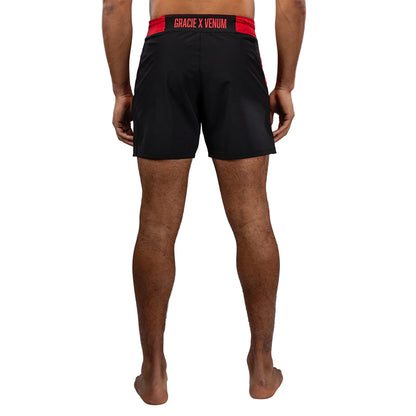 Venum x Roger Gracie Signature Fightshorts - Black/Red
