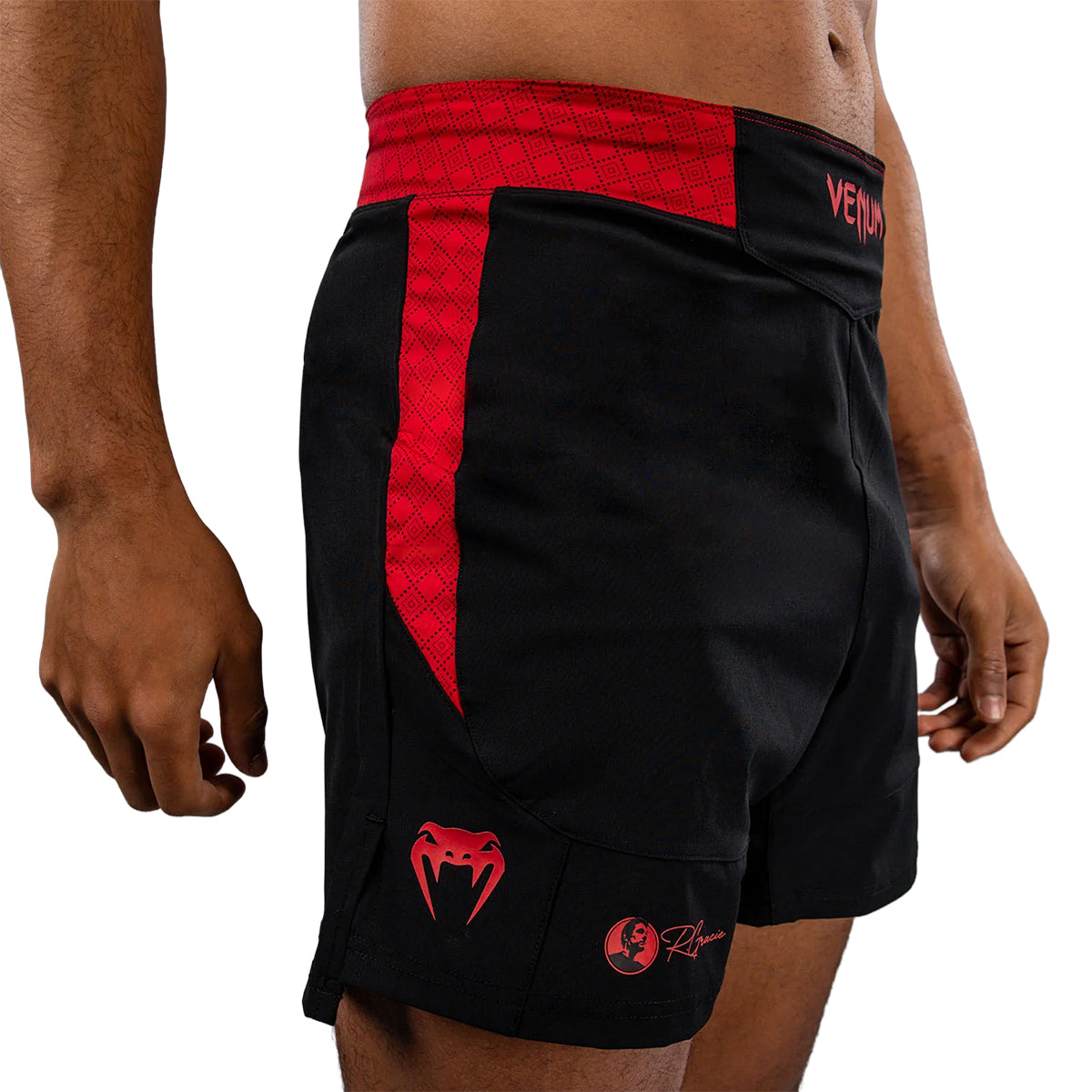 Venum x Roger Gracie Signature Fightshorts - Black/Red