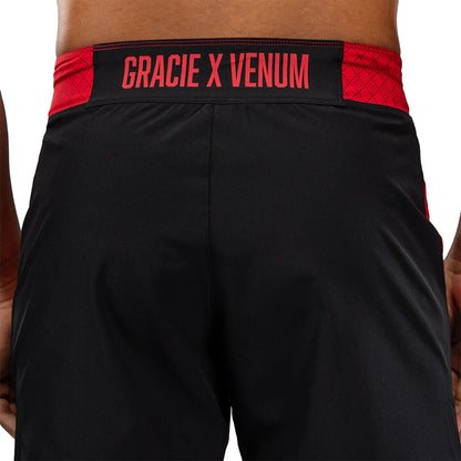 Venum x Roger Gracie Signature Fightshorts - Black/Red