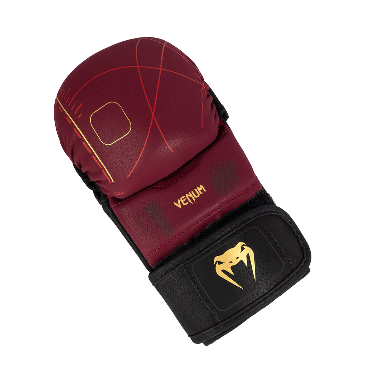 Venum Tactical XT Sparring Gloves - Burgundy/Gold/Black
