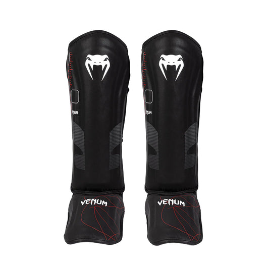 Venum Tactical XT Shinguards - Black/Fire Red