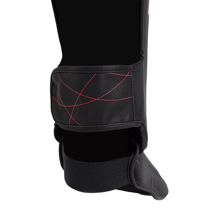 Venum Tactical XT Shinguards - Black/Fire Red