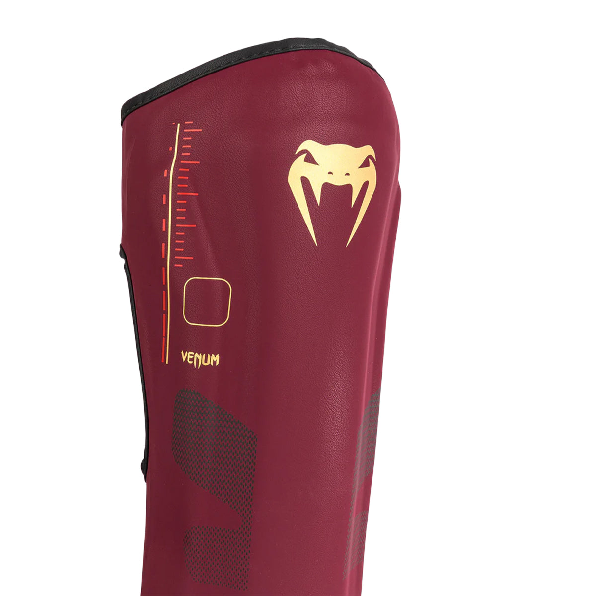 Venum Tactical XT Shinguards - Burgundy/Gold/Black