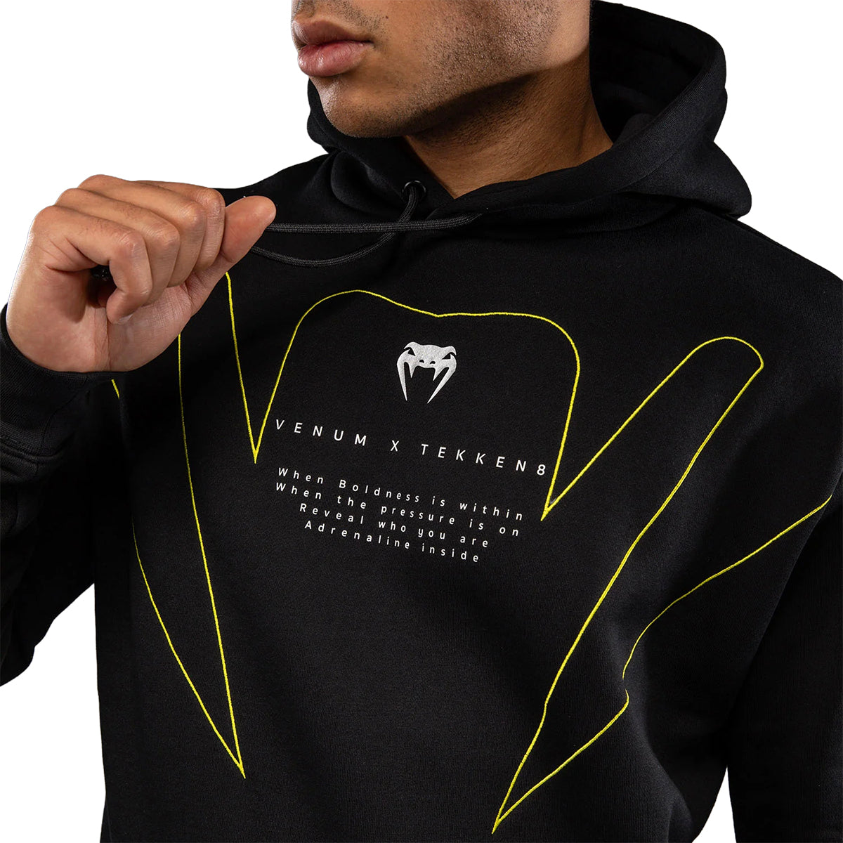 Venum x TEKKEN 8 Pullover Hoodie - King - Black/Yellow