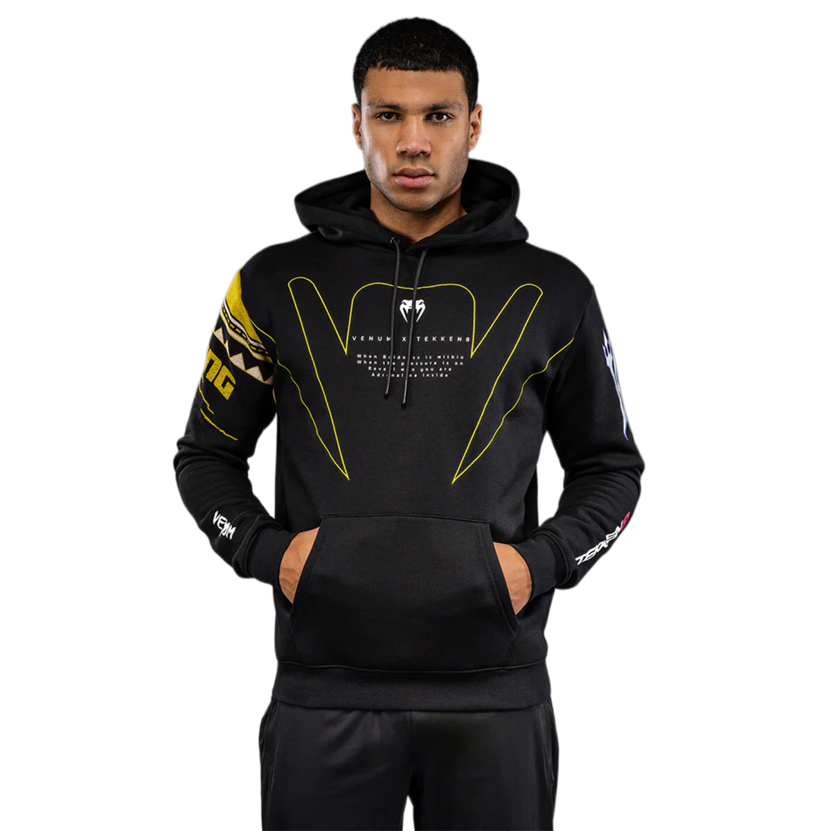 Venum x TEKKEN 8 Pullover Hoodie - King - Black/Yellow