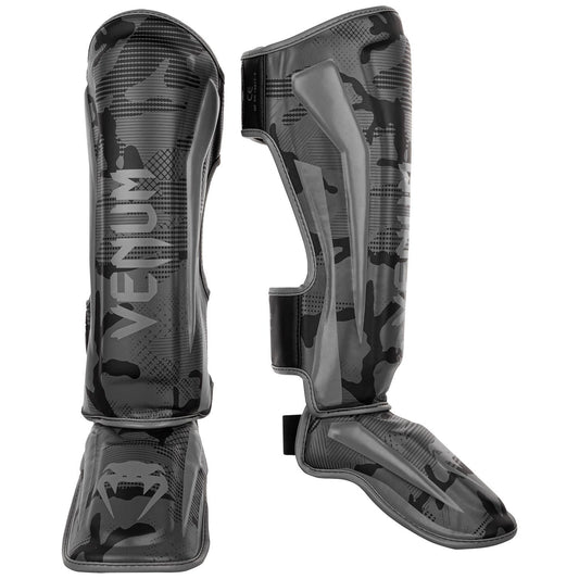 Venum MMA Muay Thai Elite Shin Guards Camo/Grey