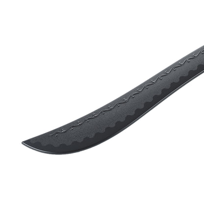 Black Polypropylene Curved Sword - W216