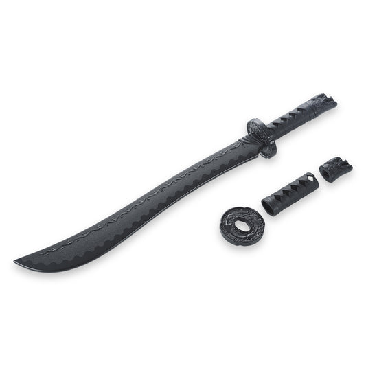 Black Polypropylene Curved Sword - W216