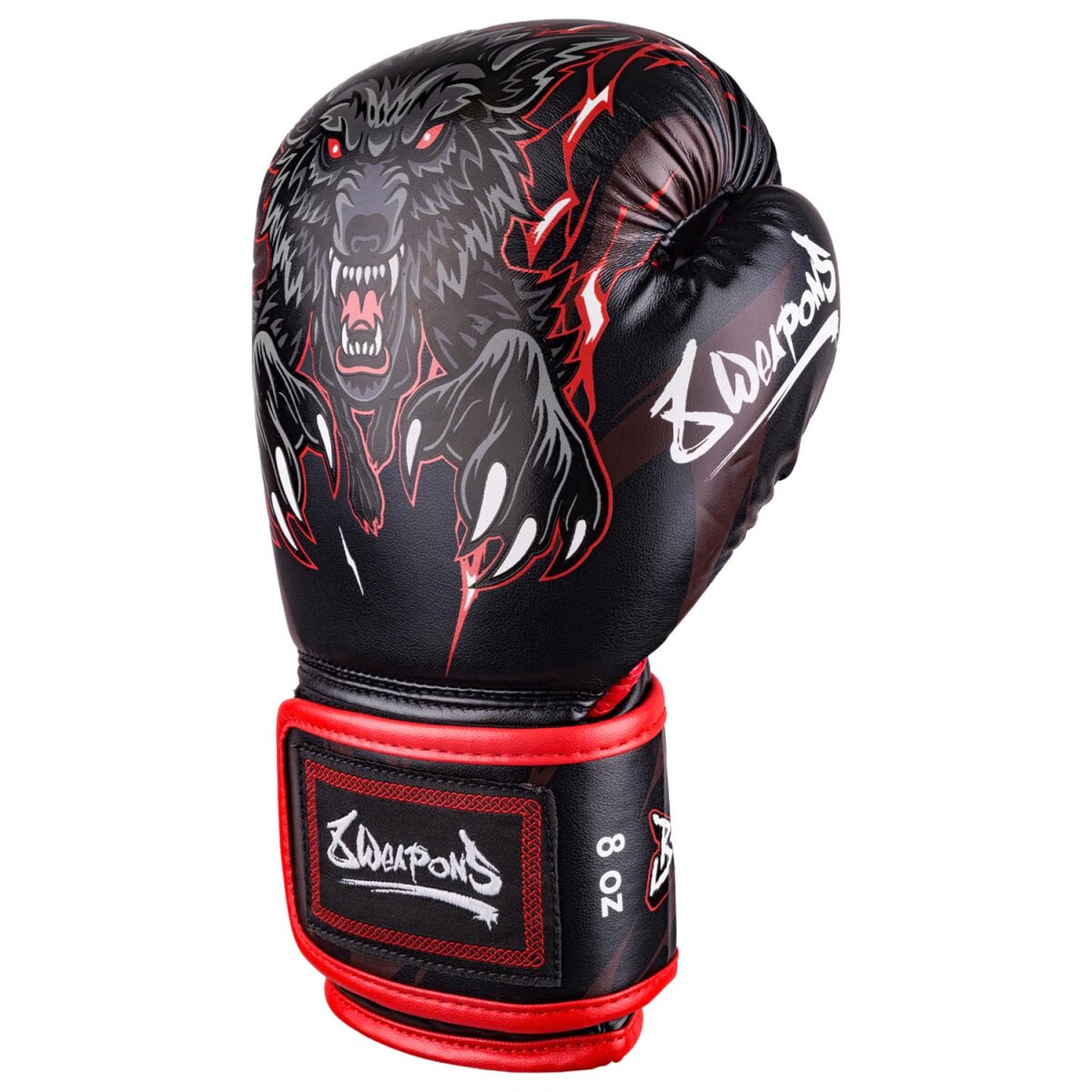 8 Weapons Kids Muay Thai Boxing Gloves  - Bestial Wolf