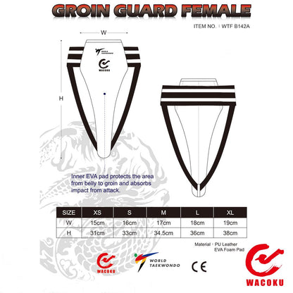 WTF Approved Ladies Groin Guard