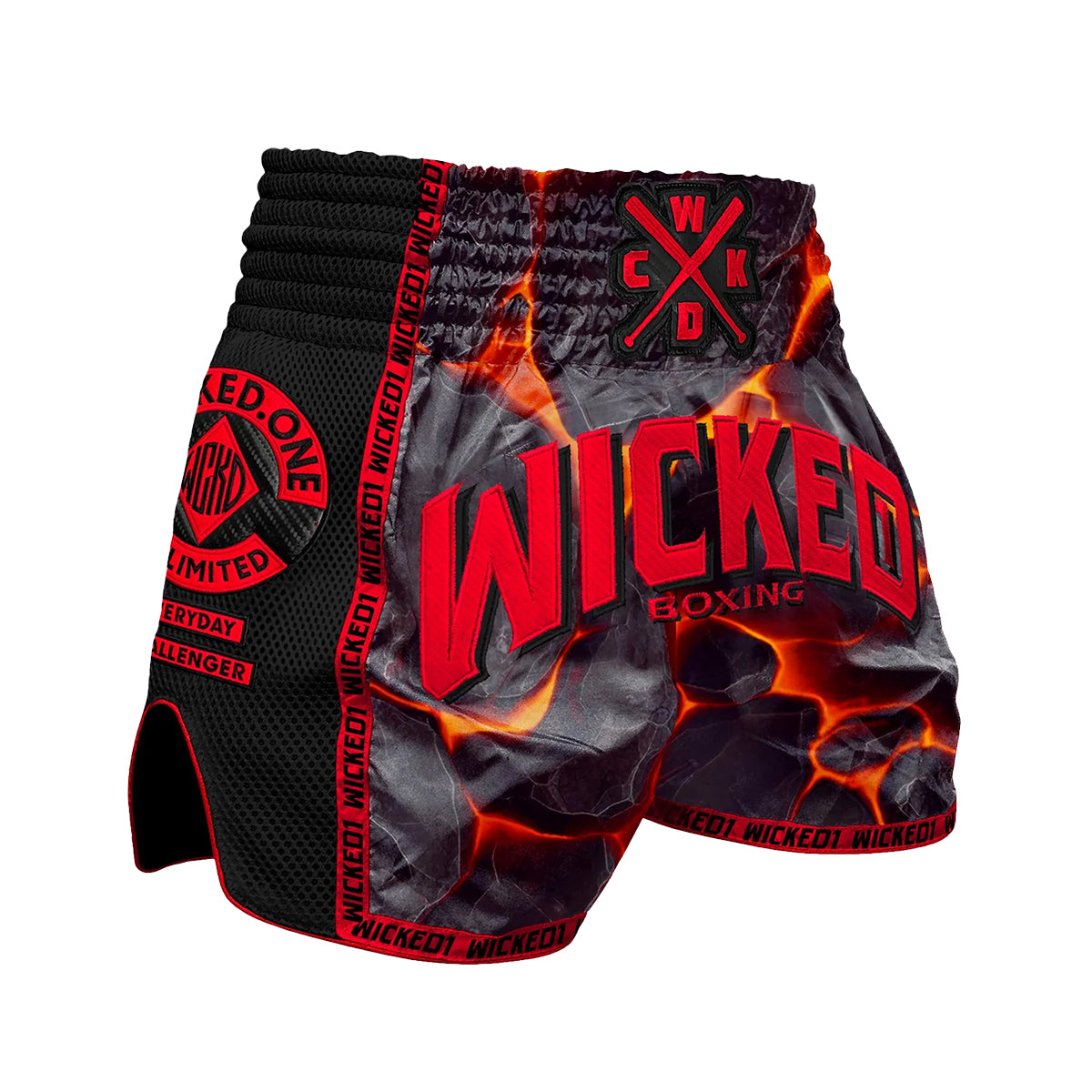 Wicked1 Magma Muay Thai Shorts