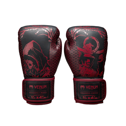 Venum x Assassin's Creed Shadows Boxing Gloves - Burgundy/Black