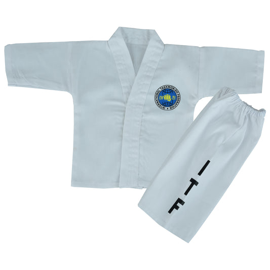 Baby ITF Taekwondo  Suit - White (Infant Uniform)