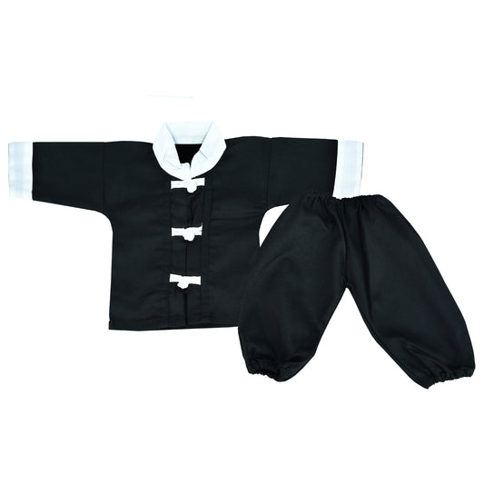 Baby Kung Fu  Suit - Black (Infant Uniform)