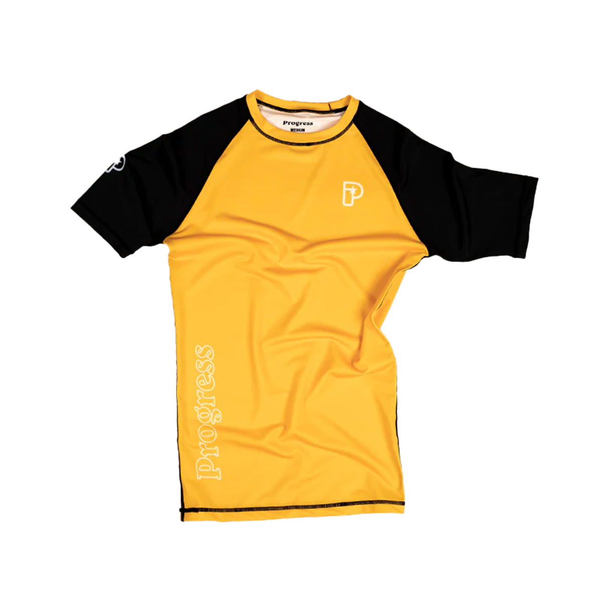 Progress Jiu Jitsu Profile Hybrid No Gi Rash Guard - Yellow