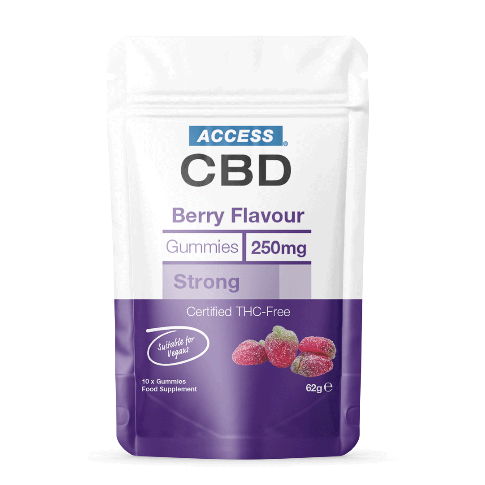 Access CBD Gummies - Berry  Flavour - 250mg