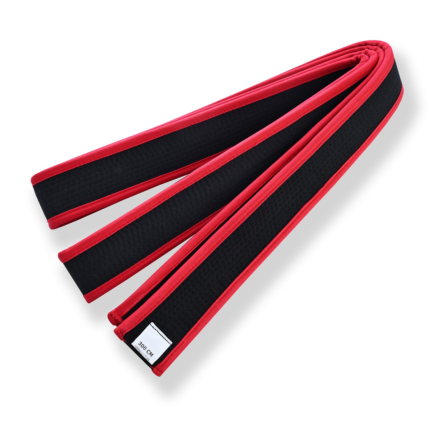 Deluxe Master/Instructor Proffesional Black Belt With Red Trim