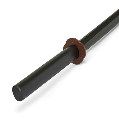 Wooden Bokken Black - With Free Plastic Scabbard