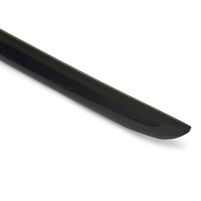Wooden Roped Bokken With Plastic Scabbard - Black Oak