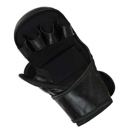 Playwell Elite MMA Sparring 7oz Fight Gloves - Black
