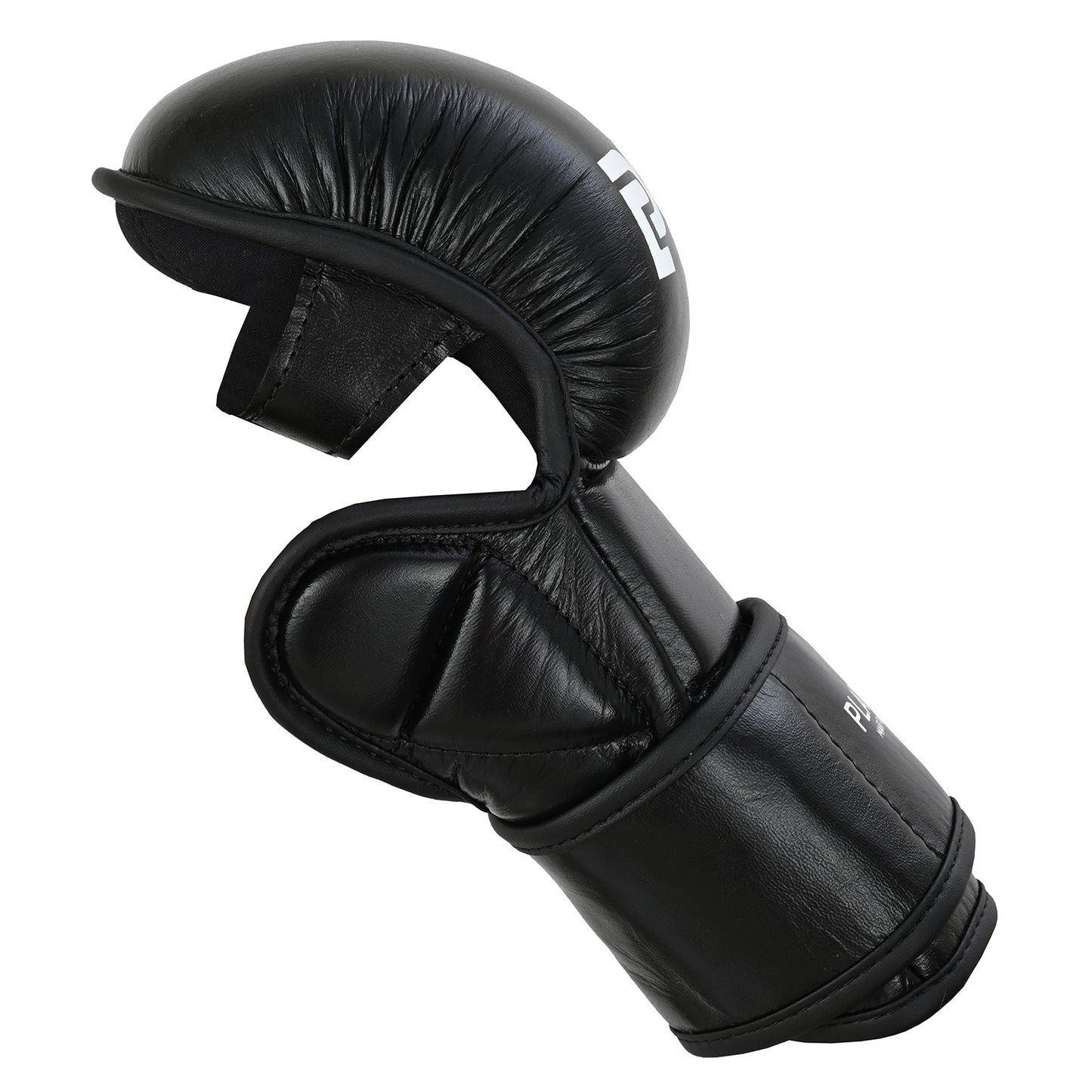Playwell Elite MMA Sparring 7oz Fight Gloves - Black