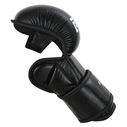 Playwell Elite MMA Sparring 7oz Fight Gloves - Black