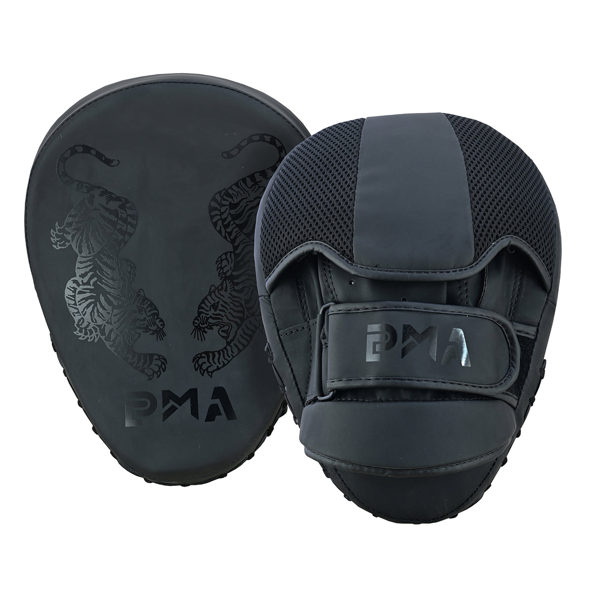 Twin Tiger Matte Black Curved Focus Pads