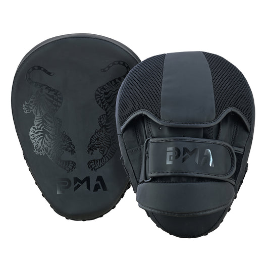 Twin Tiger Matte Black Curved Focus Pads