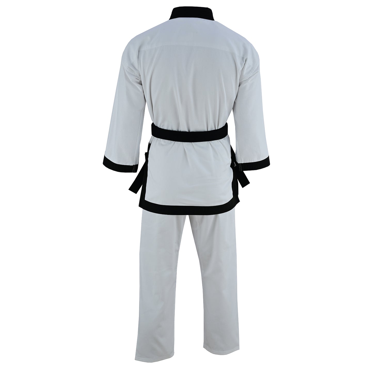 Tang Soo Do Adults Medium Weight 10oz Black Trim Uniform