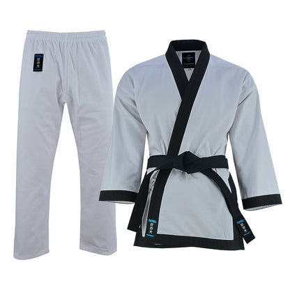 Tang Soo Do Adults Medium Weight 10oz Black Trim Uniform