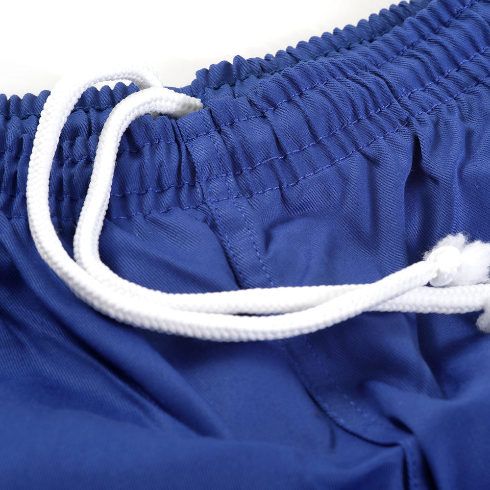 Full Contact Trousers - Blue W/ 2 White Stripes Cotton