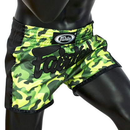 Fairtex BS1710 Adults Slim Cut Camo Muay Thai Shorts