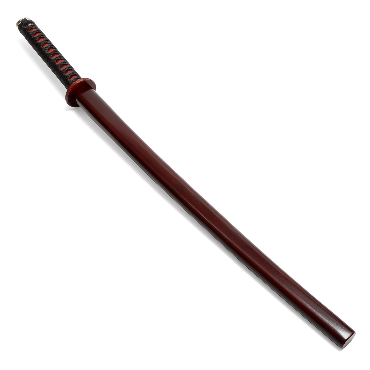 Wooden Roped Bokken With Scabbard  - Cherry Oak - PRE ORDER
