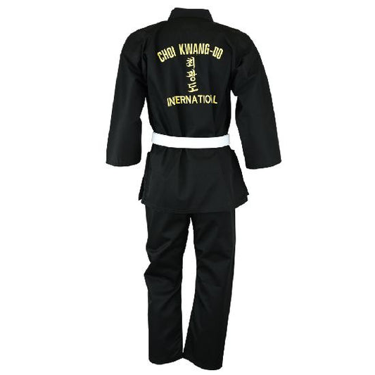 Official Choi Kwang Do Black Instructors Uniform - 9oz