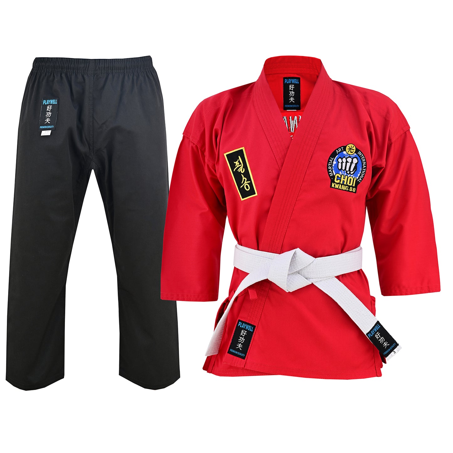 Official Choi Kwang Do Uniform Red Demo