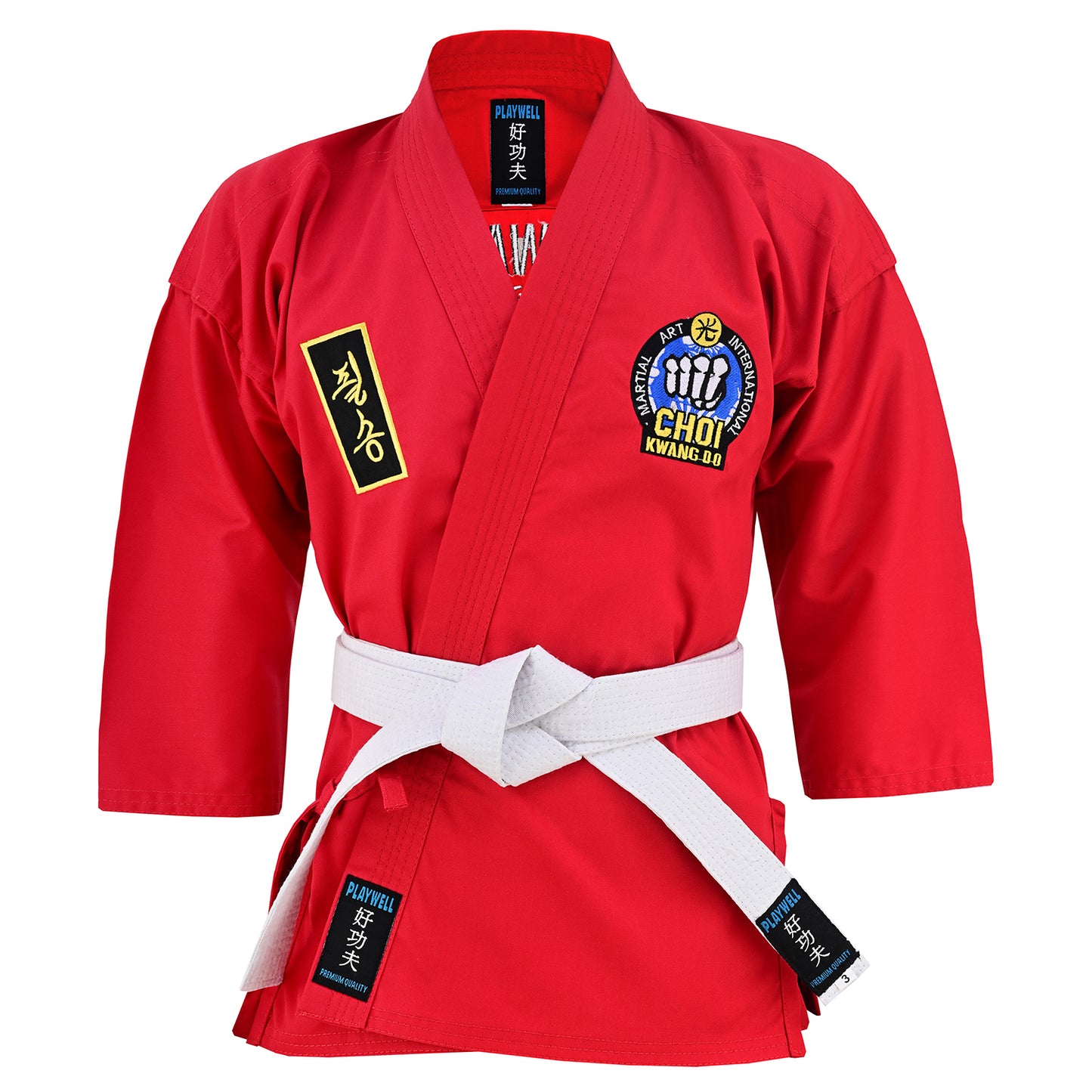 Official Choi Kwang Do Uniform Red Demo