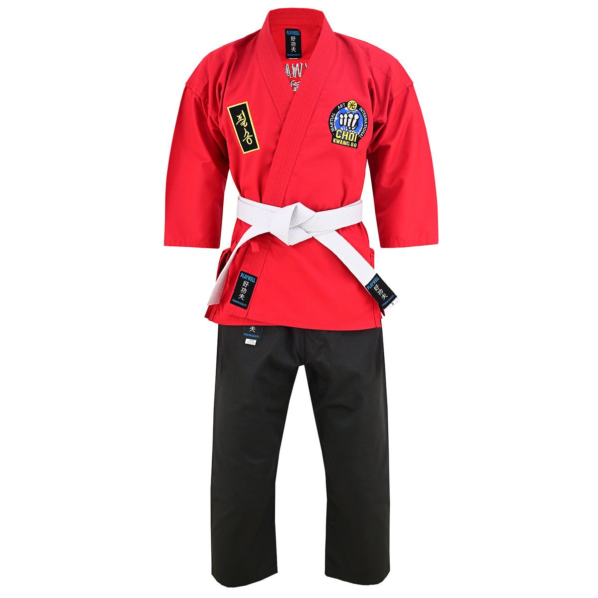 Official Choi Kwang Do Uniform Red Demo