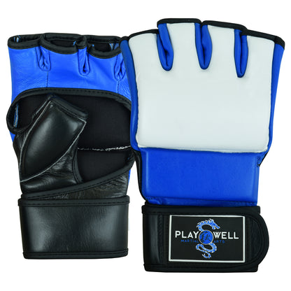 MMA Elite Leather Competition Style Fight Gloves