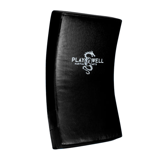 Deluxe Vinyl  Black Curved Shield - Large
