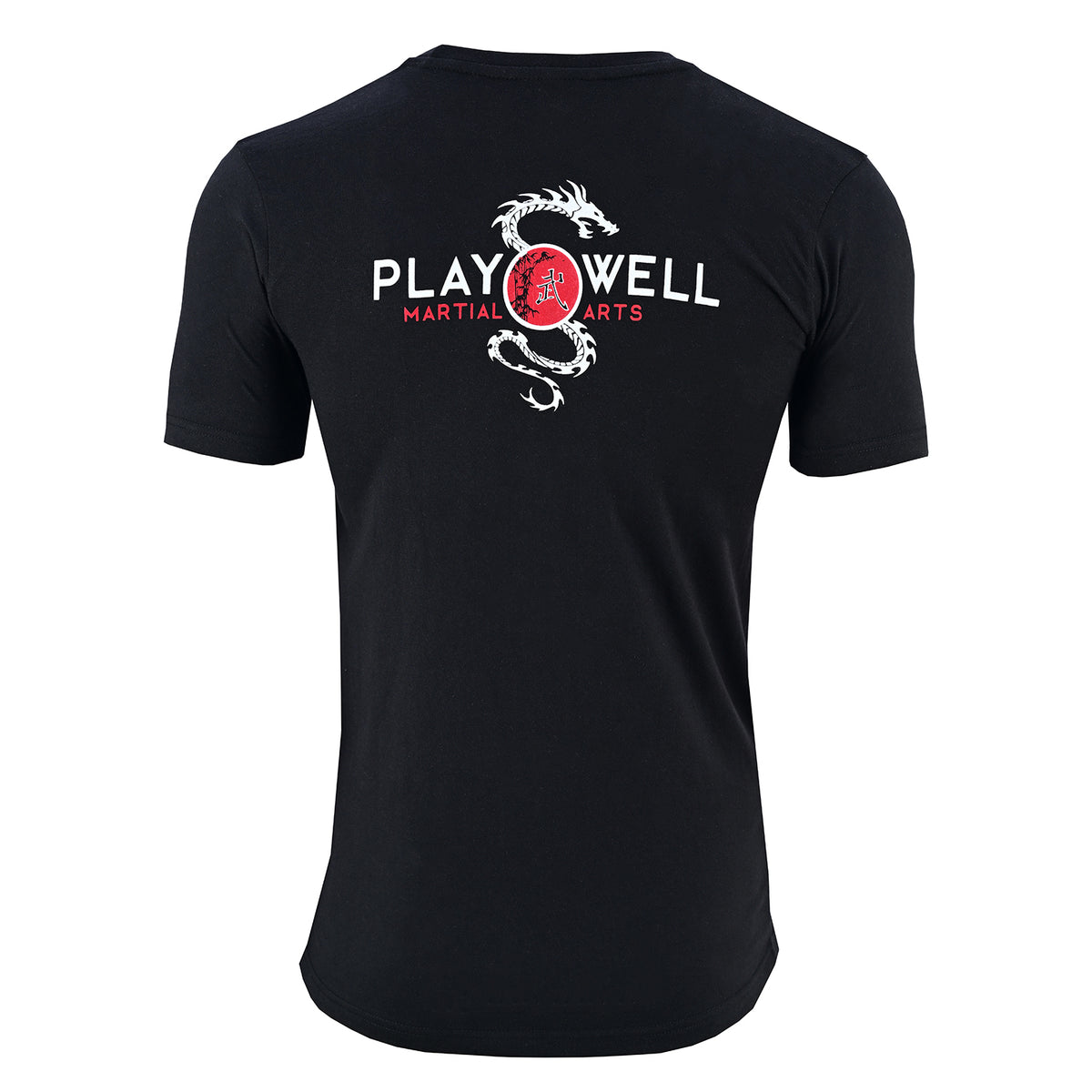 Playwell Cotton Dragon T Shirt   - Black