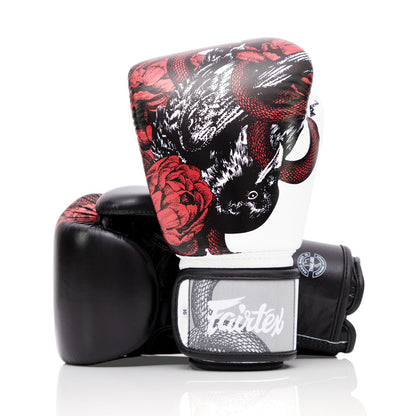 قفازات الملاكمة الجلدية Fairtex BGV24 Beauty of Survival