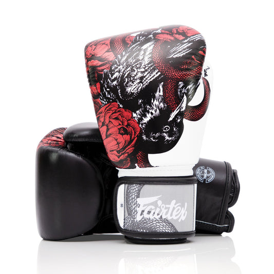 قفازات الملاكمة الجلدية Fairtex BGV24 Beauty of Survival